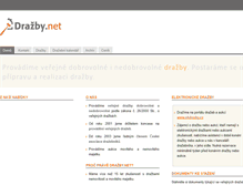 Tablet Screenshot of drazby.net